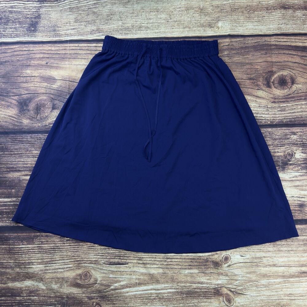 Old Navy Womens Size Medium Elastic Waist Drawstrings Purple Skirt - Picture 1 of 6